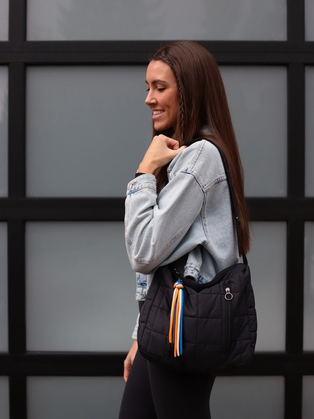 RAD REV Cloud Large Bag NWT with Colorful Tassel